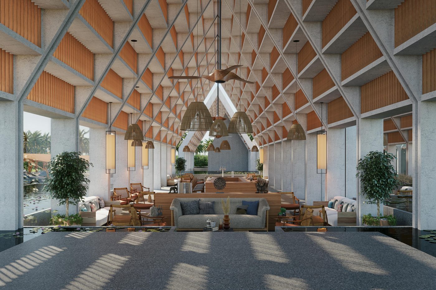 Resort hall ambience